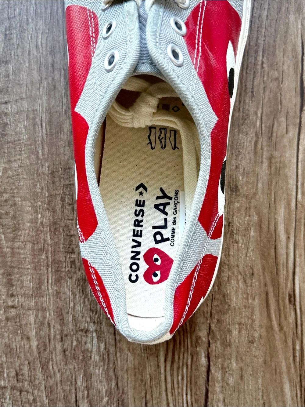 CDG PLAY x Converse Jack Purcell Men’s 12 171260C NEW